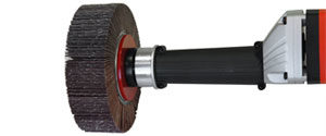 straight grinder with flap wheels