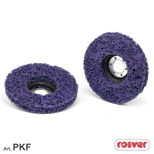 Purple Cleaner Discs on Fiber