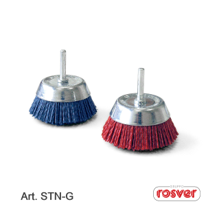Nylon Cup Brushes with Shaft